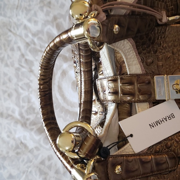 Brahmin Elisa Oak Primrose Hobo Bag - Picture 9 of 16